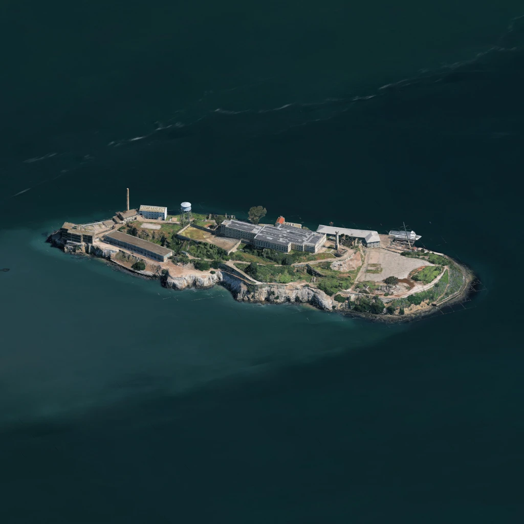 Alcatraz, 3D tiles render