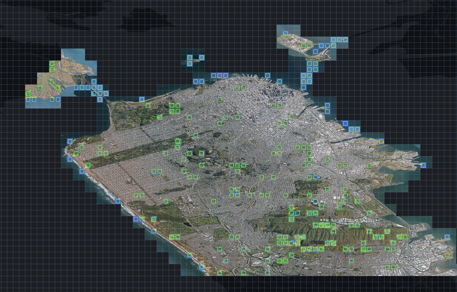 map of approved ground-truth pairs