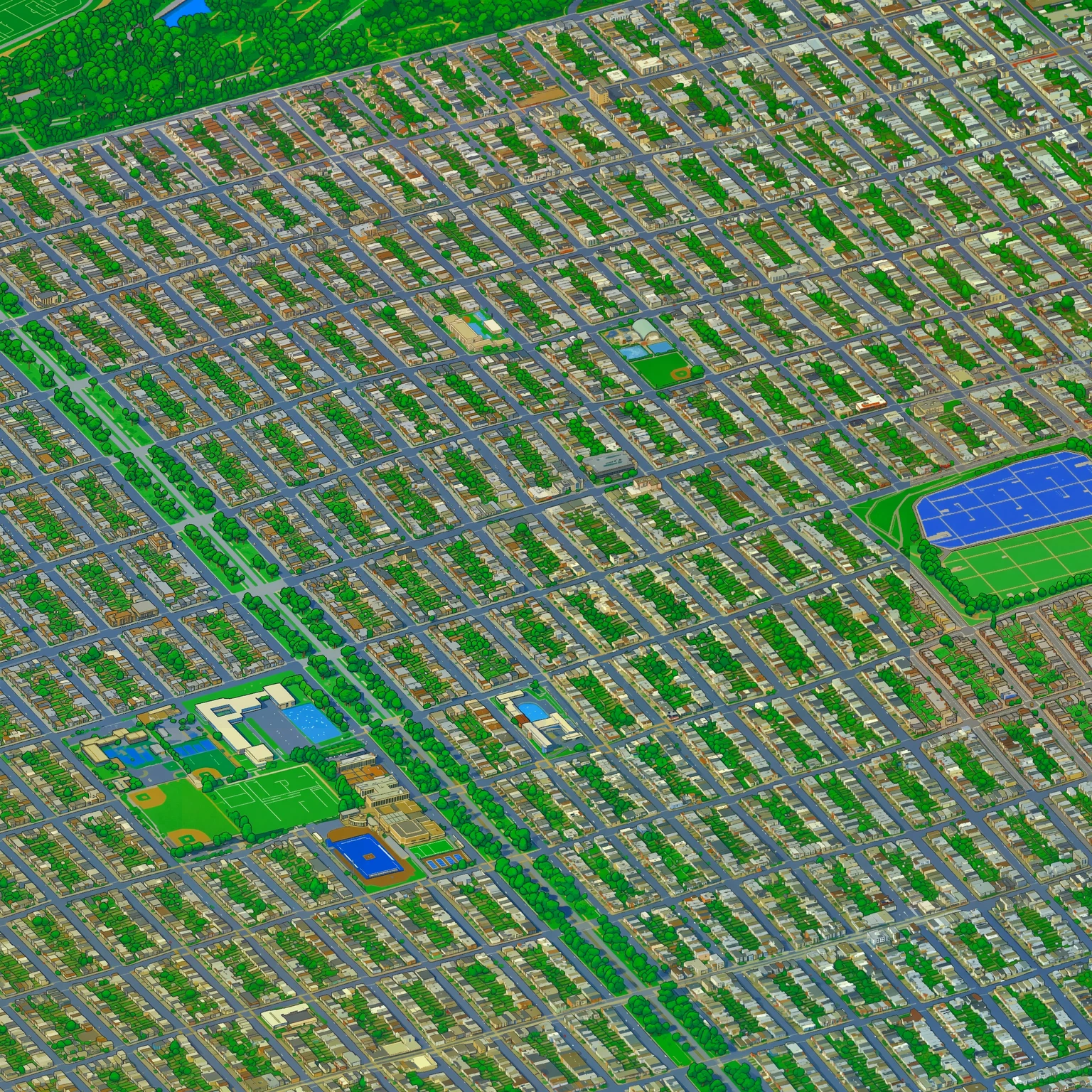 the Sunset district, seamless