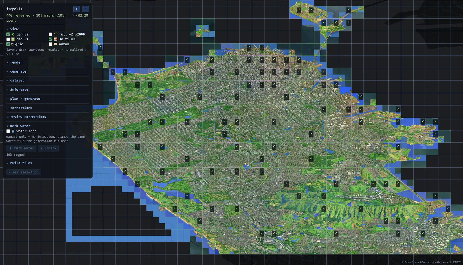 mark-water mode in the ops app